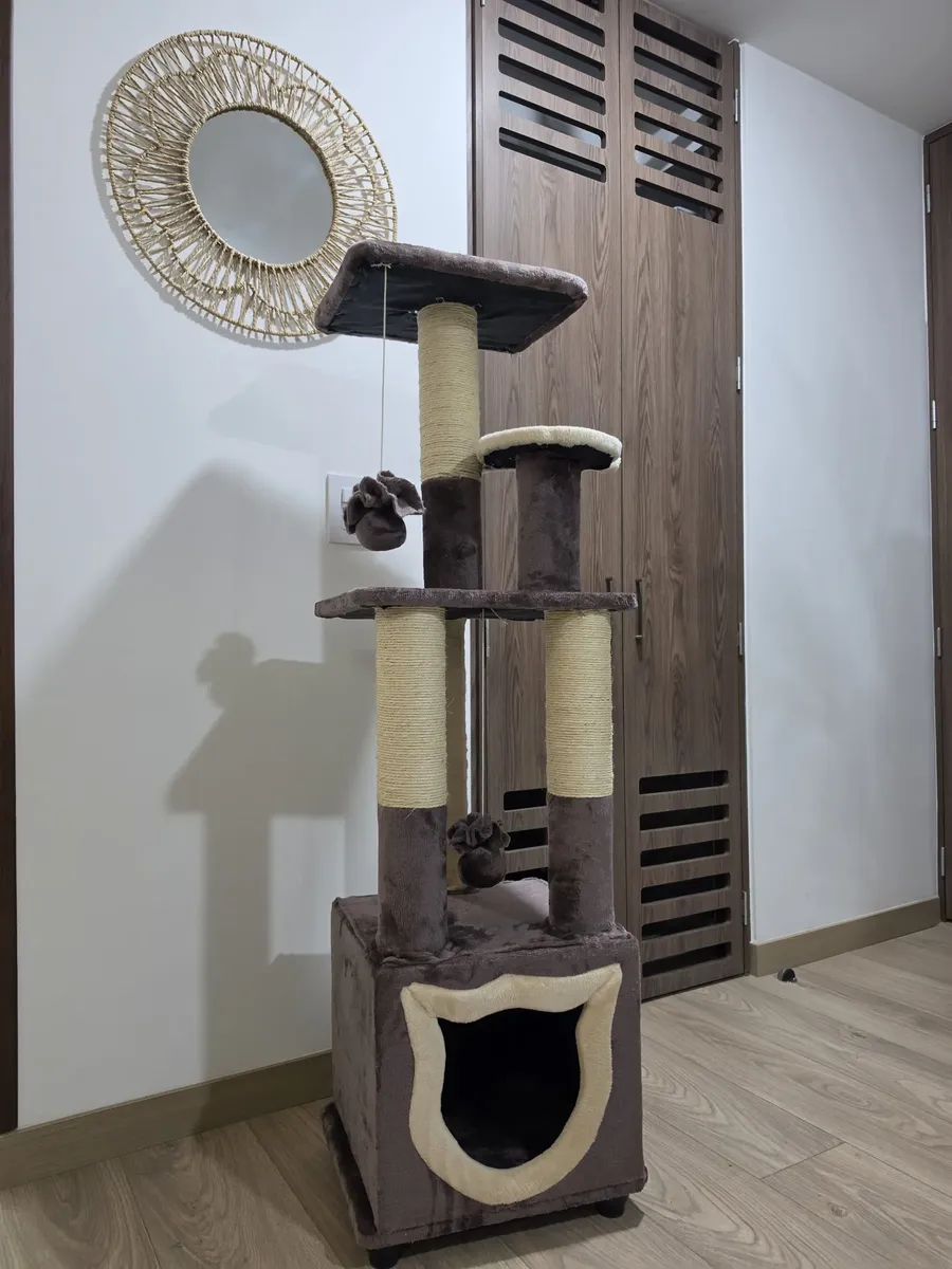 Gimnasio Rascador Gatos 4 Niveles 140cm miniatura 4