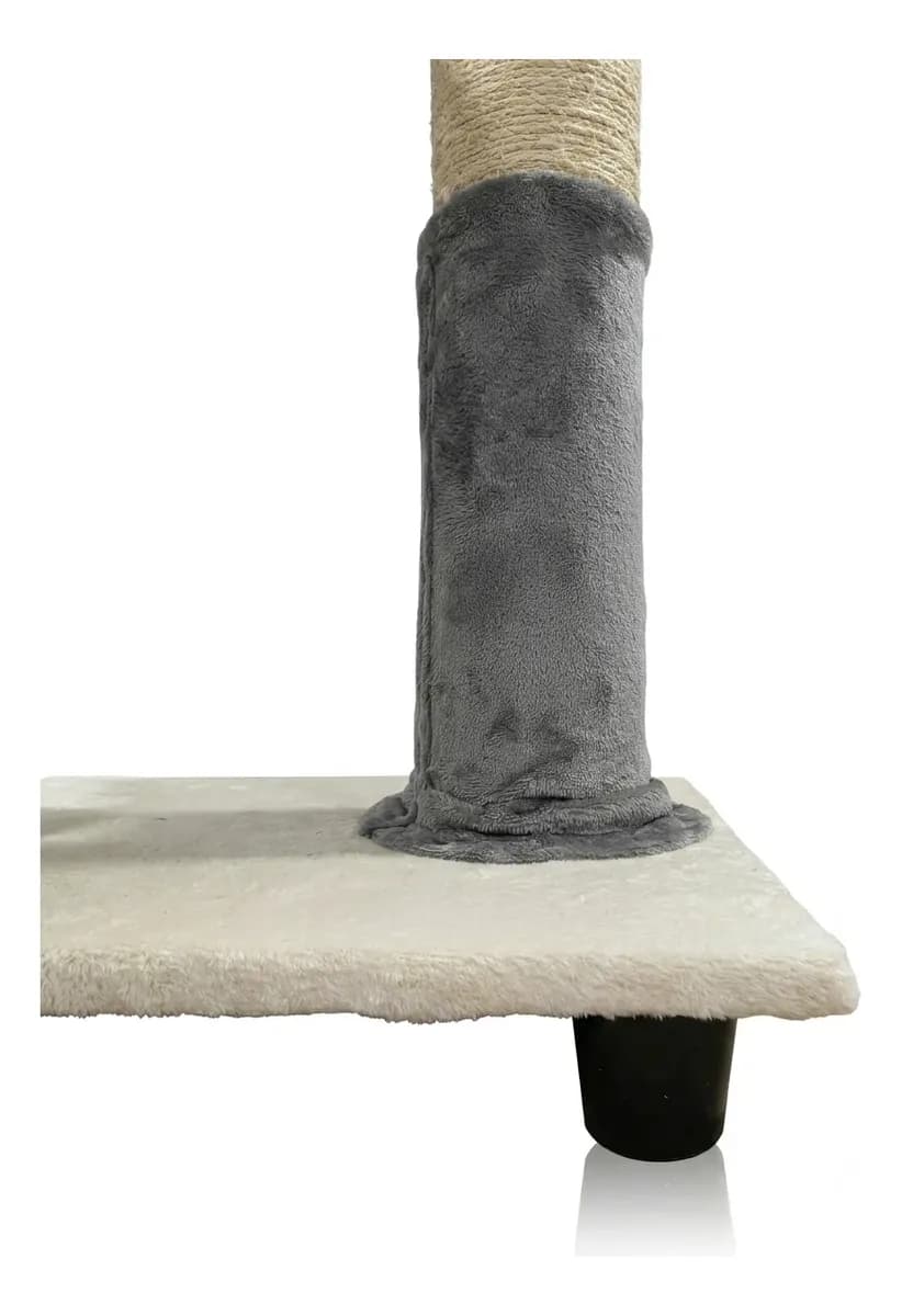 Rascador De Escritorio 2 Gatos 75cm 2 Niveles+juguete miniatura 2